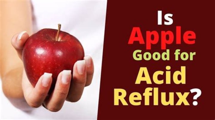 Is Apple good for acid reflux?