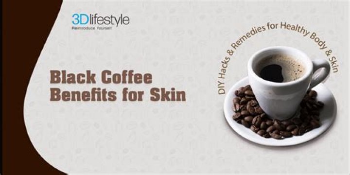 Is black coffee good for skin?