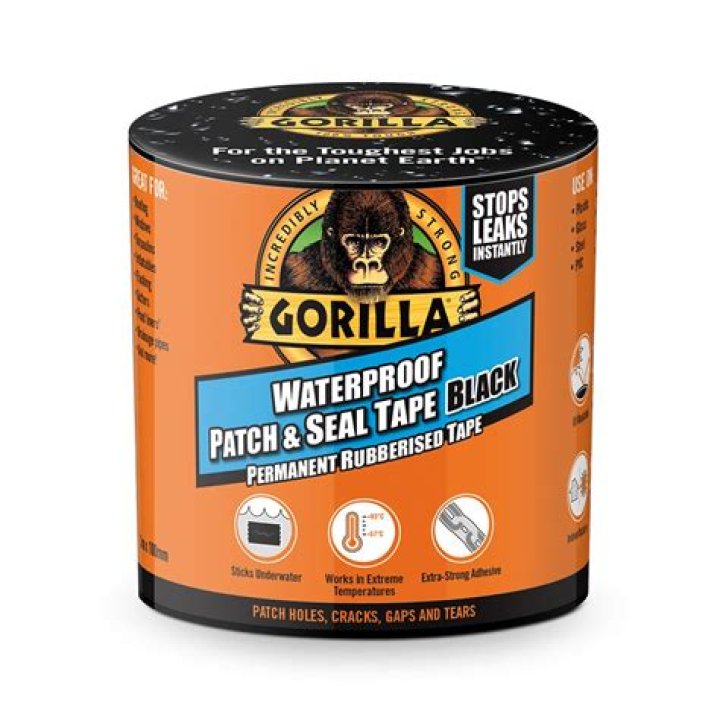 Is Black Gorilla tape waterproof?