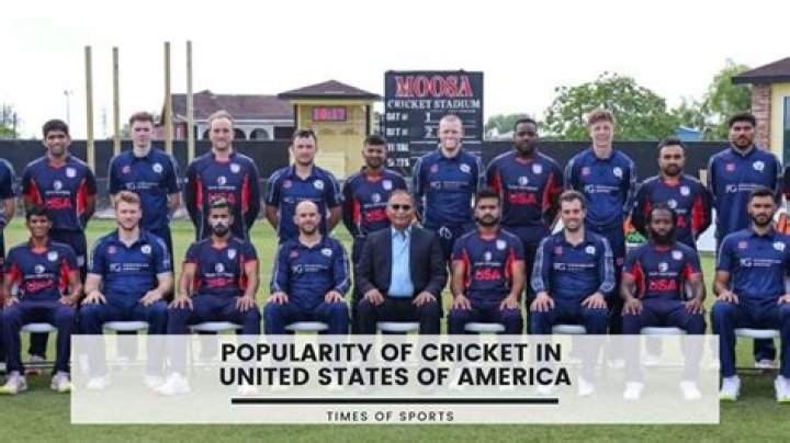 Is cricket popular in USA?