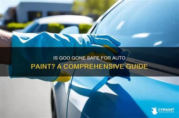 Is Goo Gone safe on auto paint?