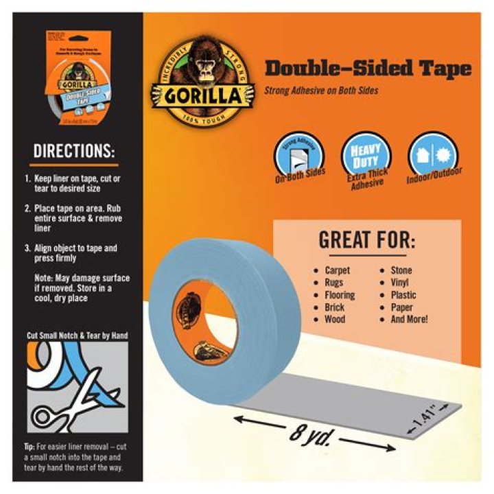 Is Gorilla Tape Double-Sided?