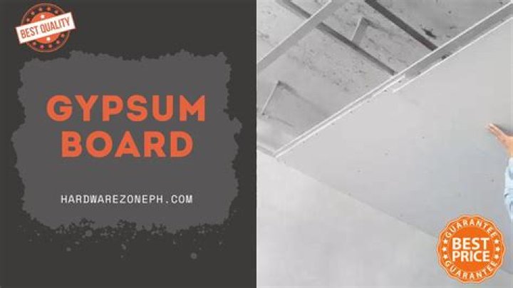 Is gypsum board unhealthy?