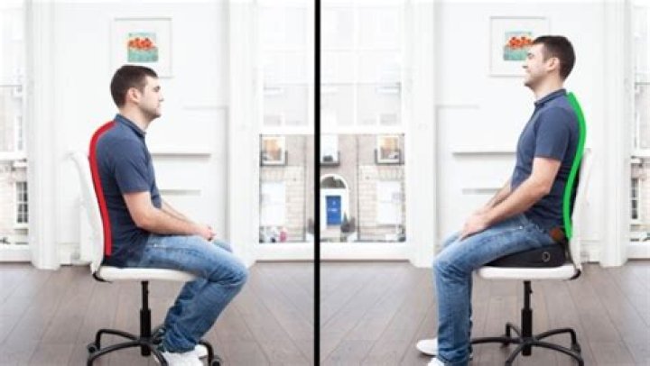 Is it better to sit up straight or lean back?