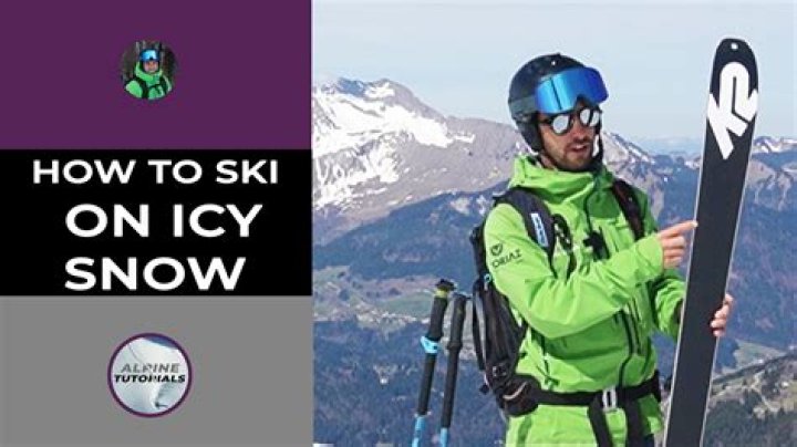 Is it harder to ski on ice or powder?