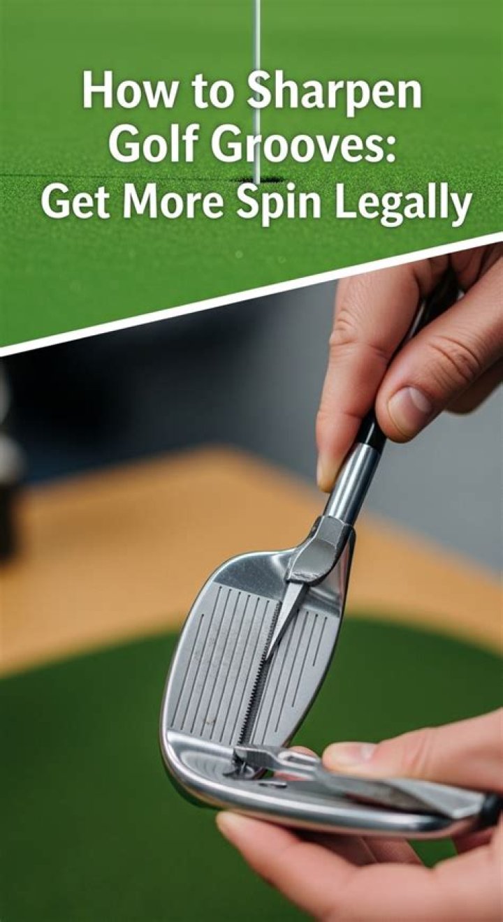 Is it illegal to sharpen golf grooves?