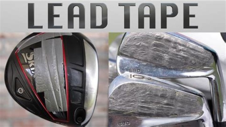 Is it legal to put tape on a golf club?