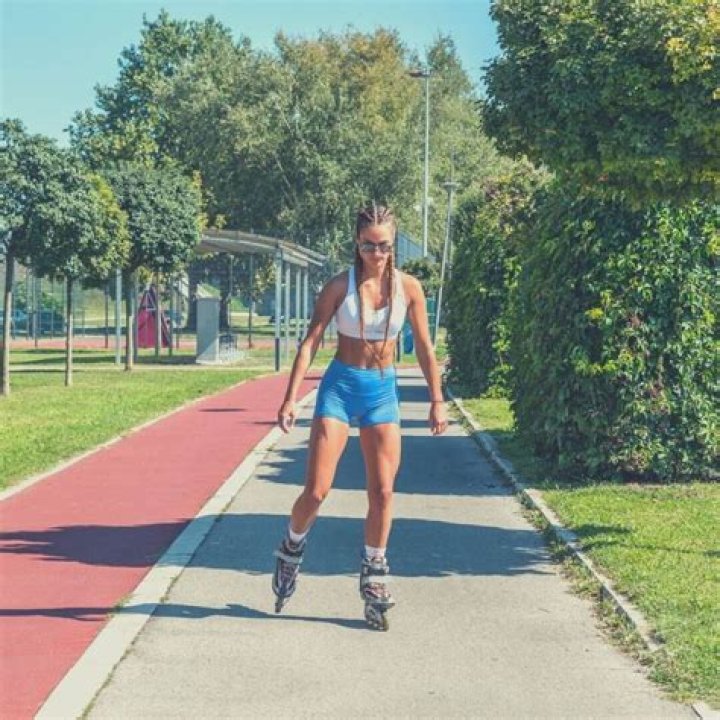 Is rollerblading better than biking?
