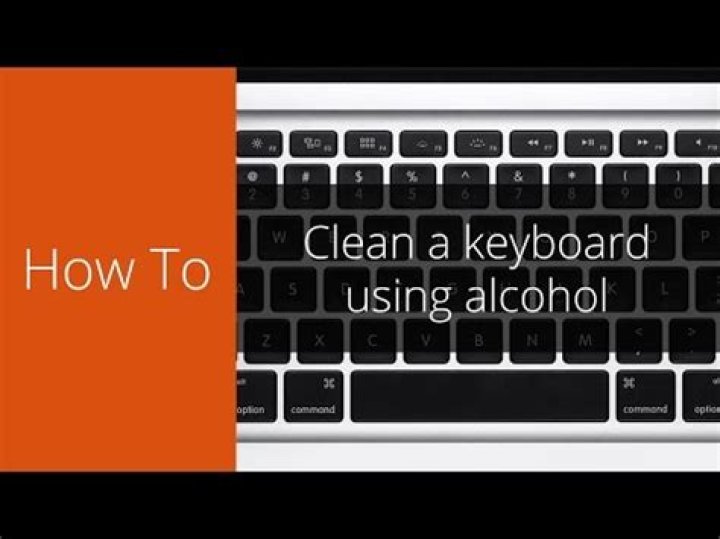 Is rubbing alcohol safe for laptop keyboard?