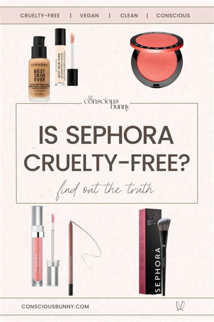 Is Sephora cruelty-free?