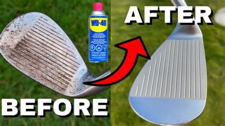 Is WD-40 good for cleaning golf clubs?