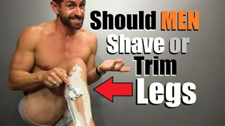 Should guys trim their legs?