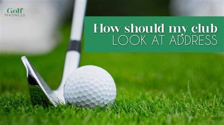 Should I ground my club at address?
