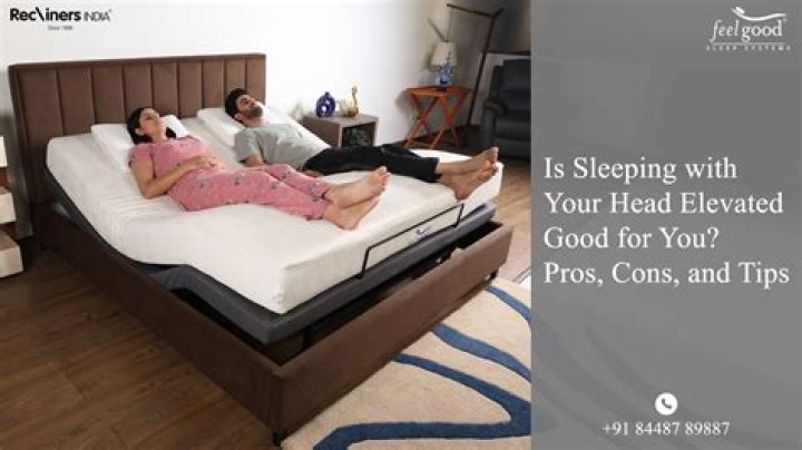 Should you sleep with your head higher than your feet?