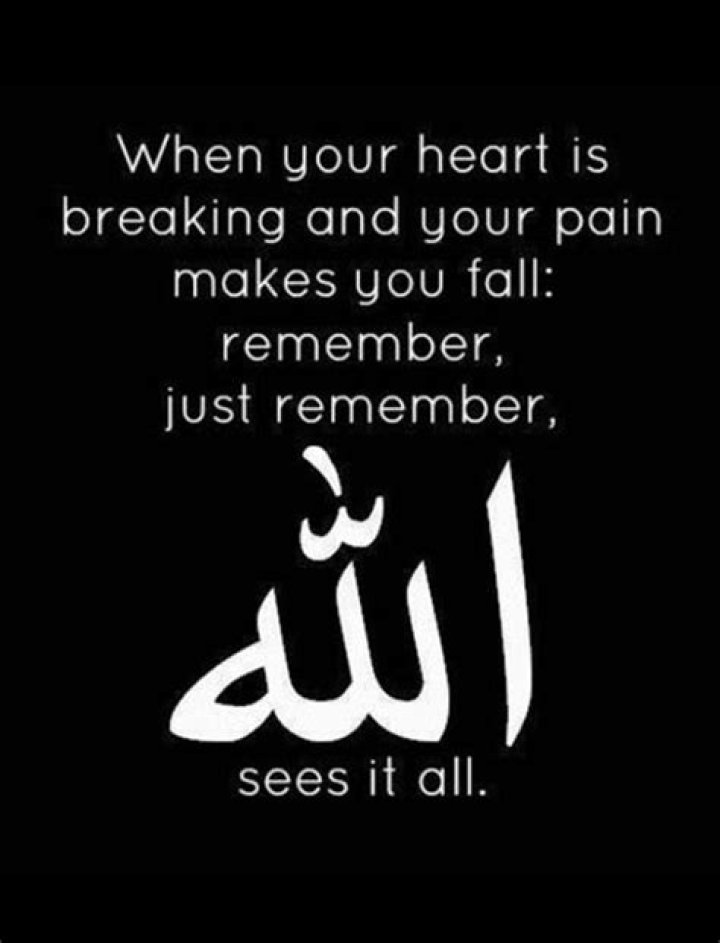 What Allah says about pain?