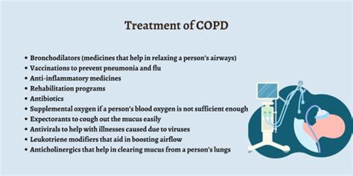What are 3 treatments for COPD?