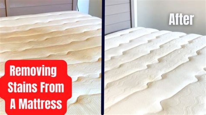 What are brown stains on mattress?