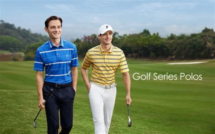 What are golf polos made of?