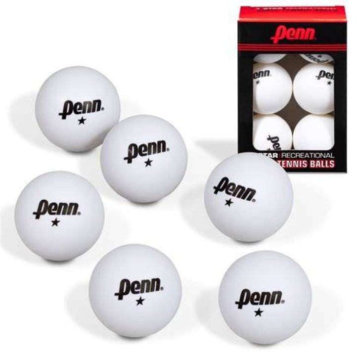 What are Penn ping pong balls made of?