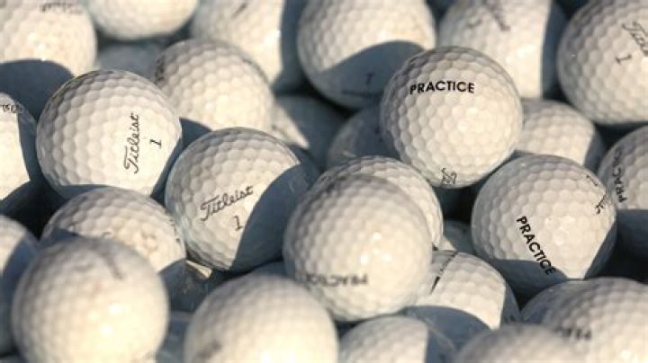 What are practice golf balls?
