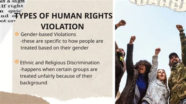 What are some examples of violations of human rights?