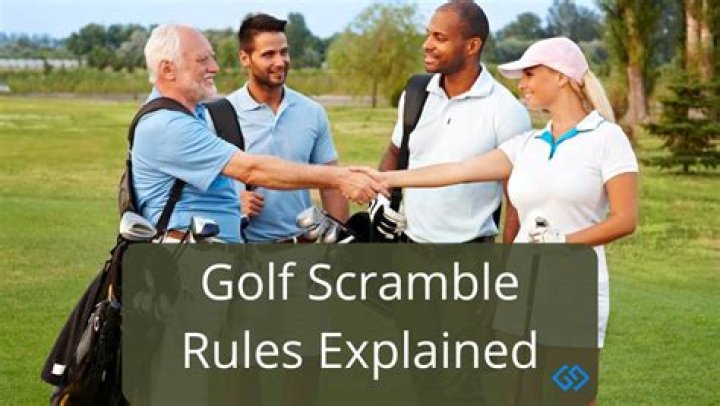 What are the different types of golf scrambles?