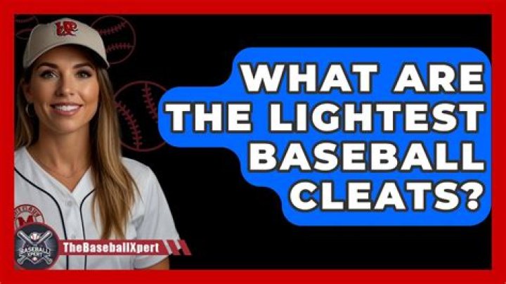 What are the lightest baseball cleats?