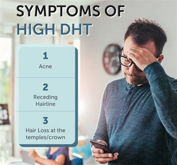What are the signs of high DHT?