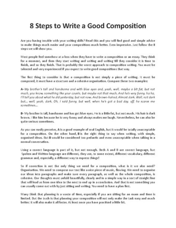 What are the steps in writing a good paragraph?