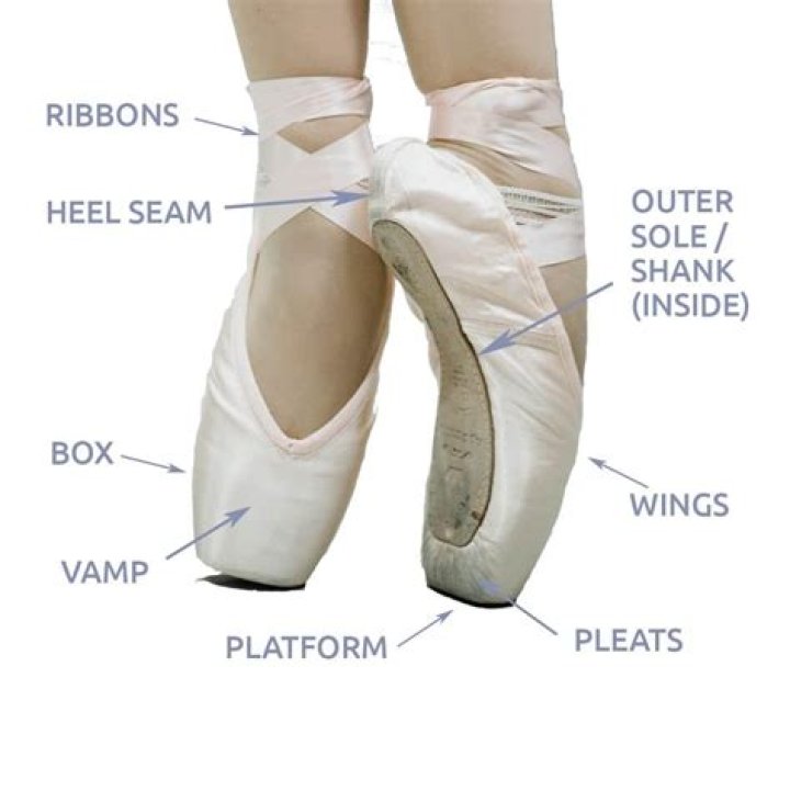What color are pointe shoes?