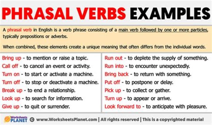 What do you know about phrasal verbs?