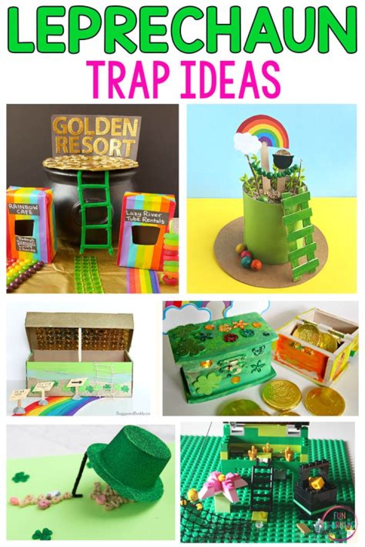 What do you leave in leprechaun trap for kids?