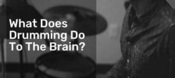 What does drumming do to the brain?