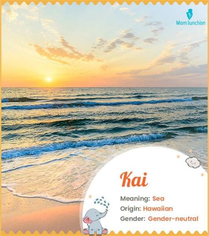 What does Kai mean in Hawaii?