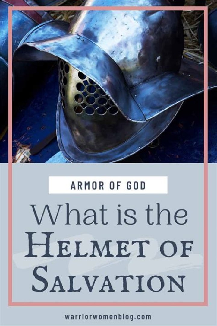 What does the helmet of salvation do?