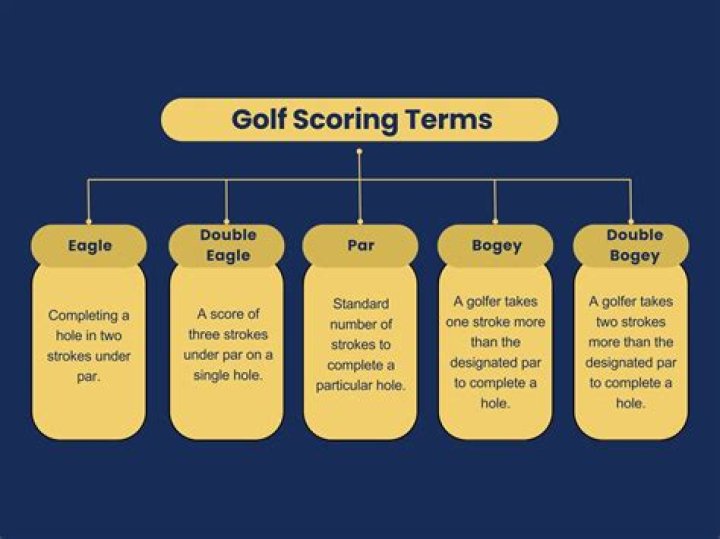 What does the term bogey mean in the game of golf?