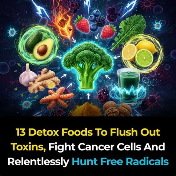 What foods help flush out toxins?