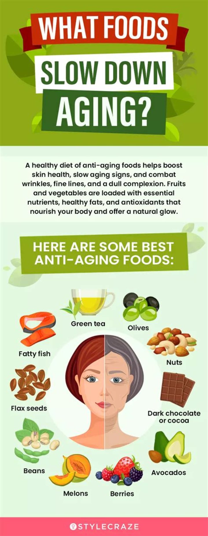 What foods slow down aging?