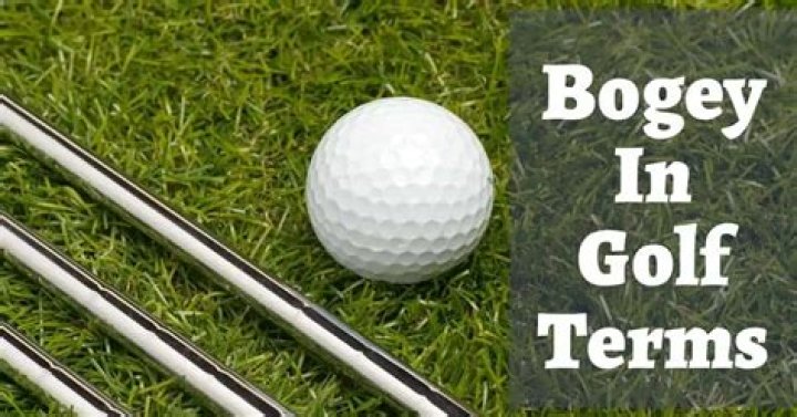 What is a bogey in golf terms?