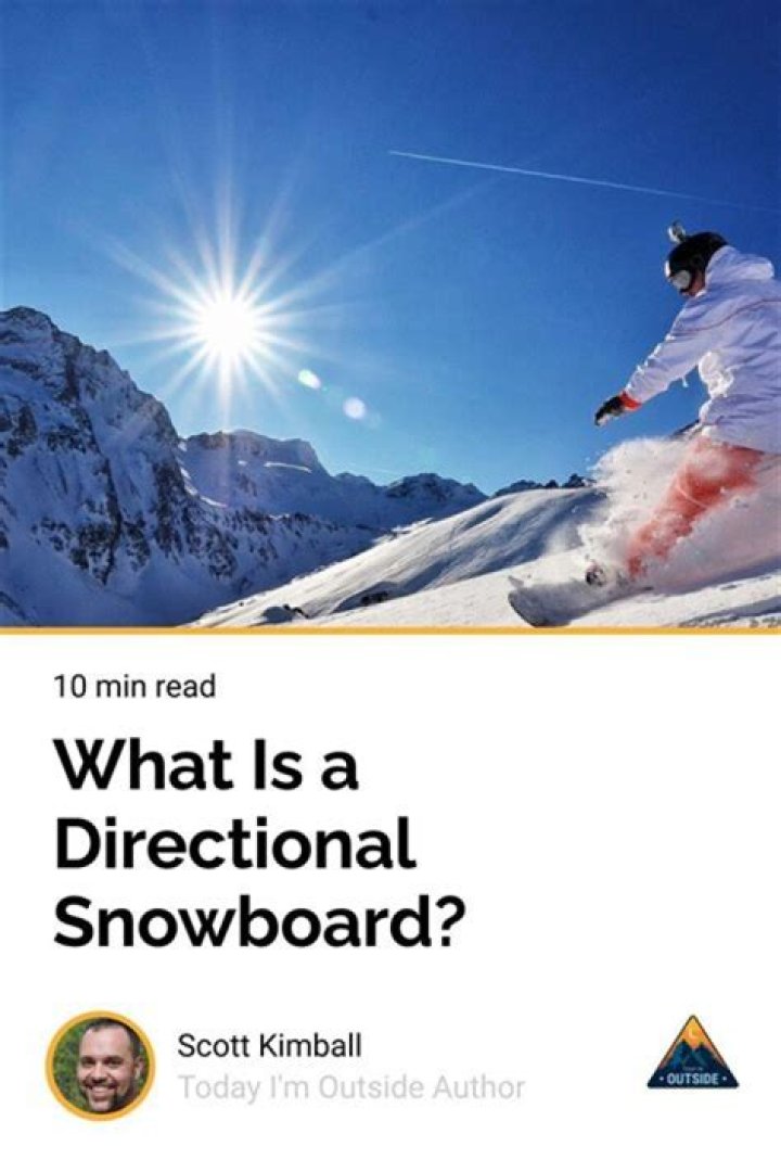 What is a directional snowboard?