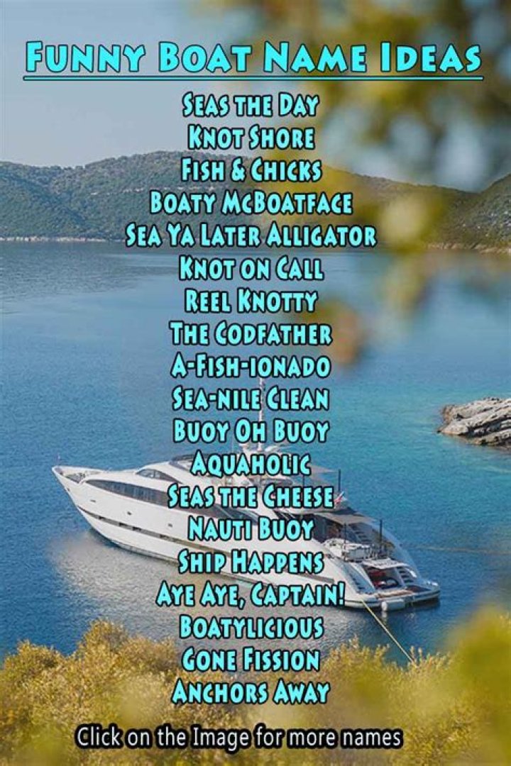 What is a good boat name?
