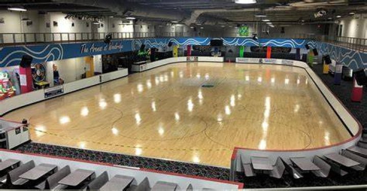 What is a skating rink floor made of?