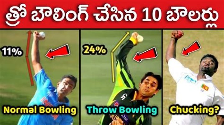What is an illegal bowling action?