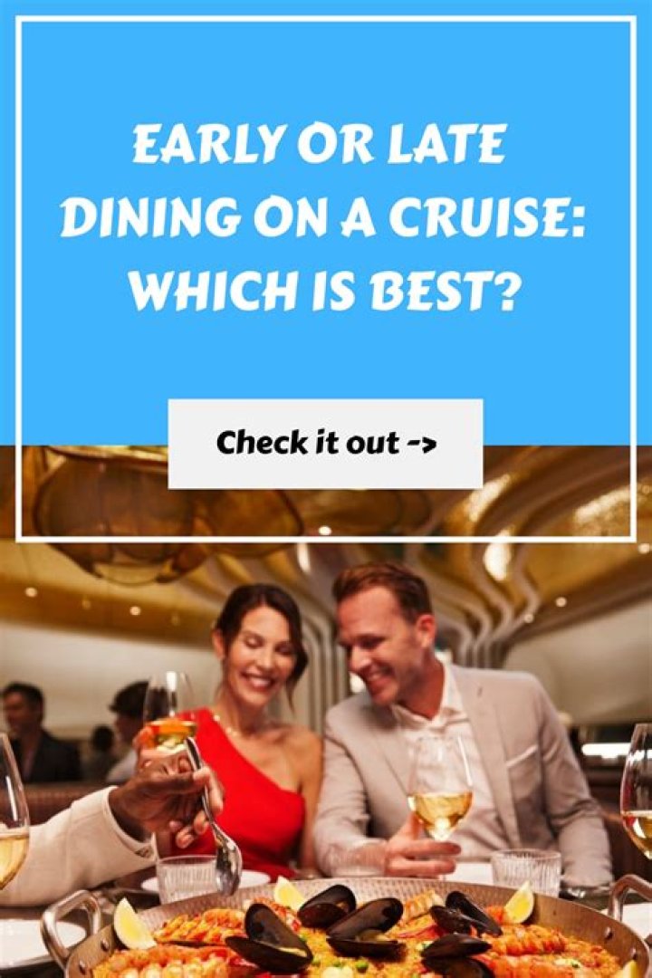 What is anytime dining on a cruise?