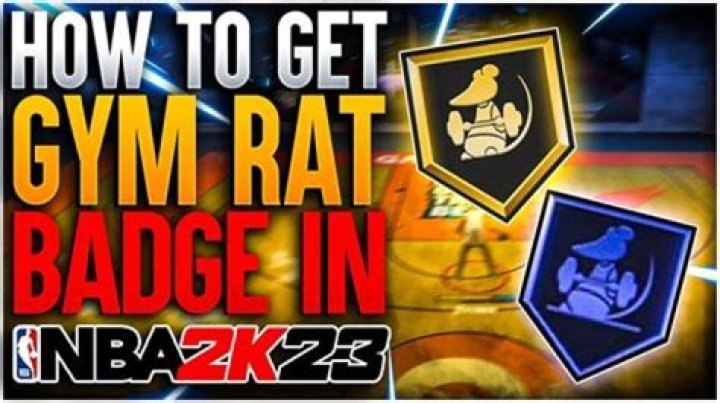 What is gym rat badge 2K22?