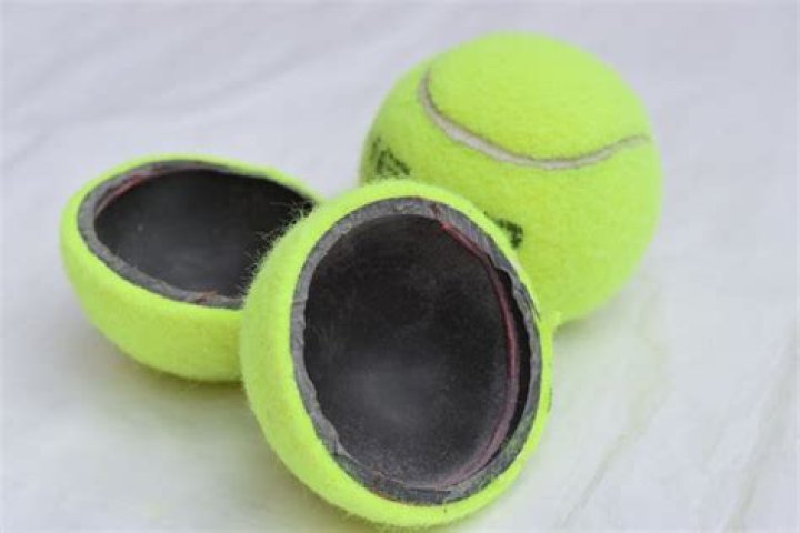 What is inside a tennis ball?