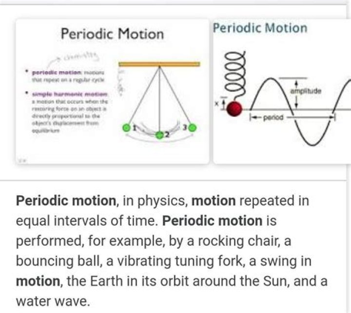 What is periodic motion for class 9th?