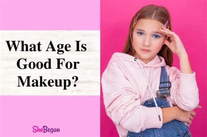 What is the average age to start wearing makeup?
