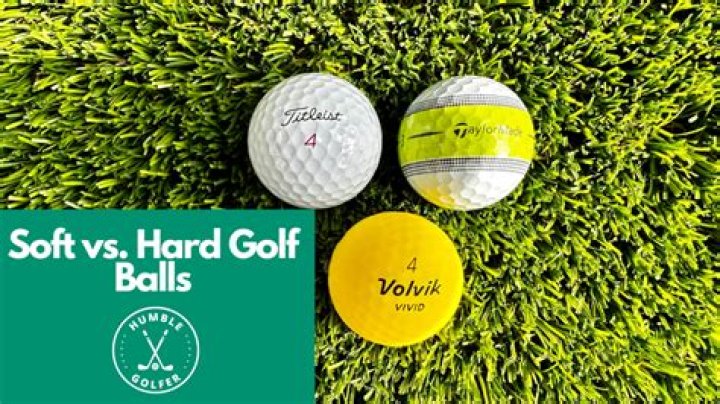 What is the difference between soft and hard golf balls?