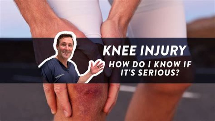 What is the most serious knee injury?